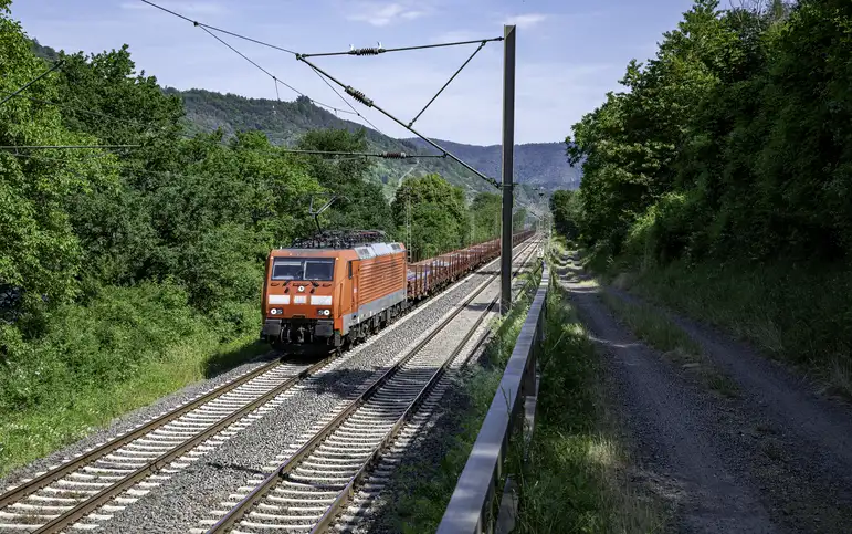 Deutsches Eisenbahn-Streckennetz mit wichtigen Korridoren